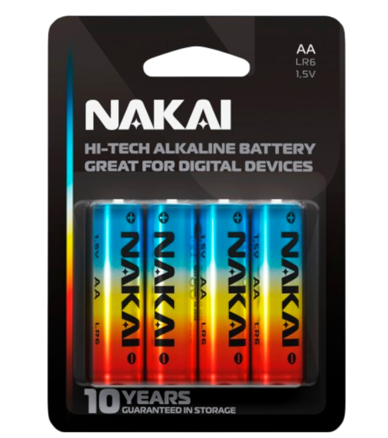 Батарейка LR 6 NAKAI Hi-Tech