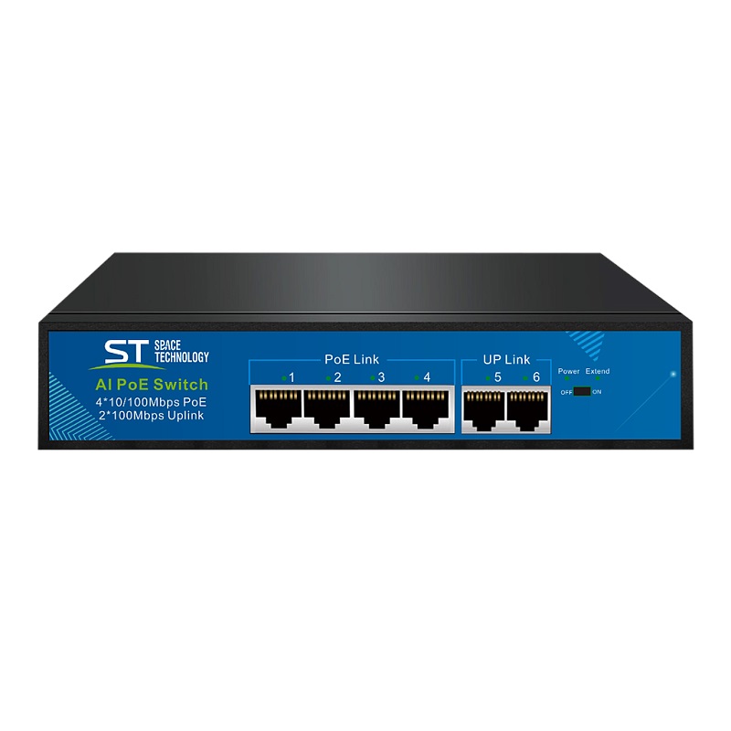 Коммутатор ST-S45POE (2M/78W/AB) (2M/78W/A) (4 POE)