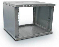 Шкаф 600х520х608, дверь стекло, 4 уголка в комплекте телекоммуникационный 12U Квин