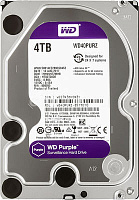 Жесткий диск 4Тб WD40PURZ Purple HDD, SATA III, 3.5